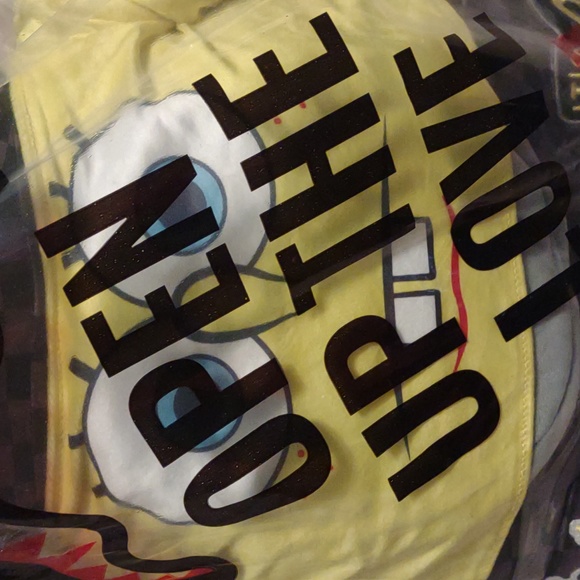 🩷SPRAYGROUND🩷😊 Spongebob😊 SquarePants Money Bear Backpack,grey checker pants - Picture 10 of 15